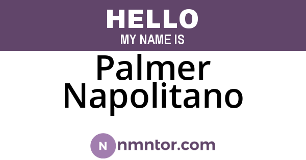 Palmer Napolitano