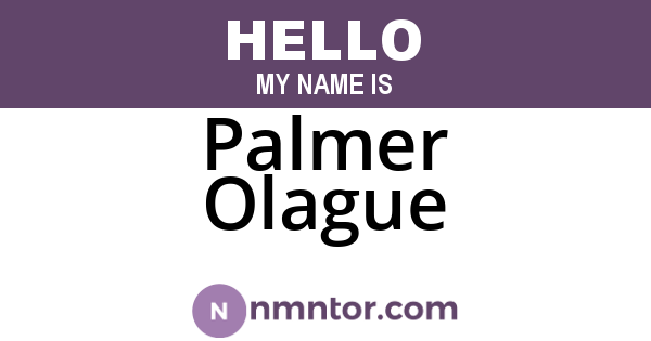 Palmer Olague