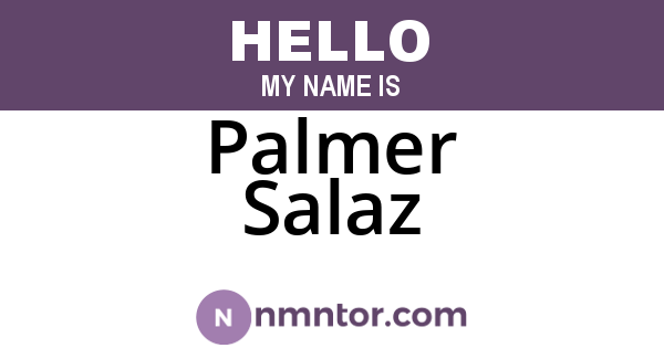 Palmer Salaz