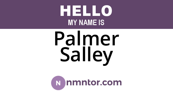Palmer Salley
