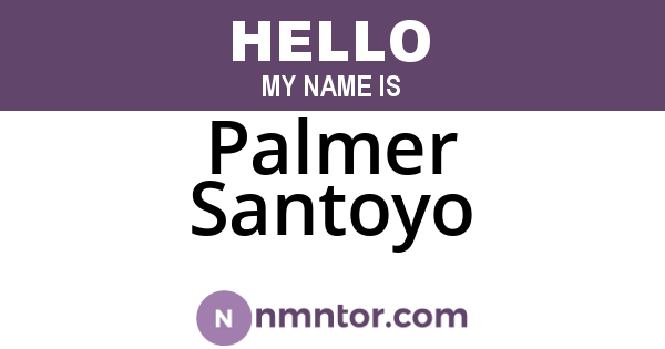 Palmer Santoyo
