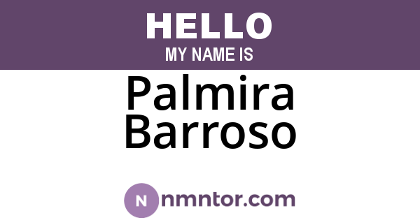 Palmira Barroso