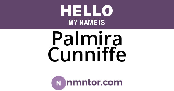 Palmira Cunniffe