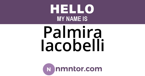 Palmira Iacobelli