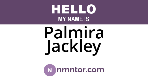 Palmira Jackley