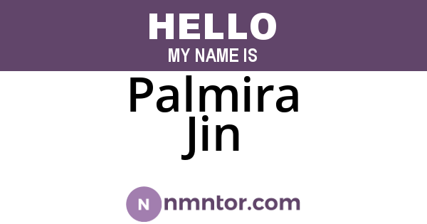 Palmira Jin