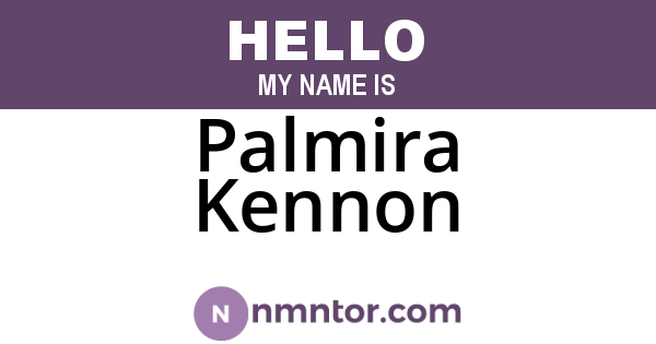 Palmira Kennon
