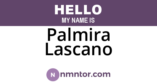 Palmira Lascano