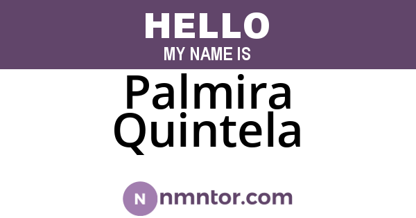 Palmira Quintela