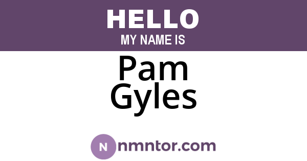 Pam Gyles