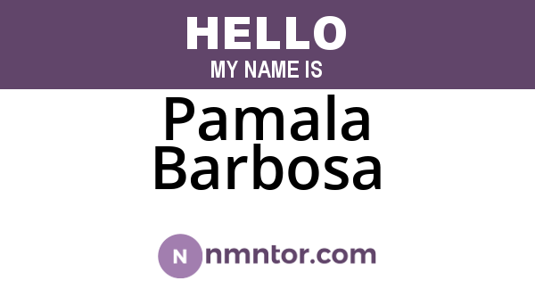 Pamala Barbosa