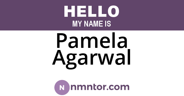 Pamela Agarwal