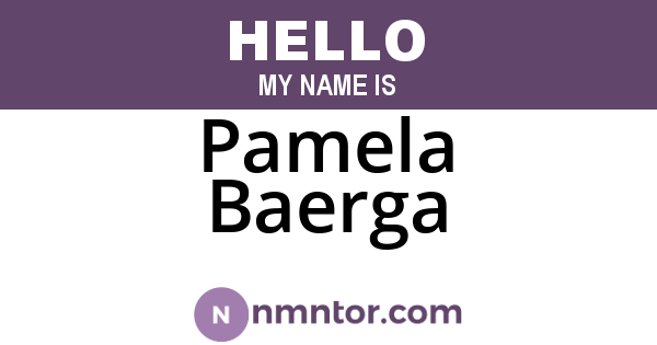 Pamela Baerga