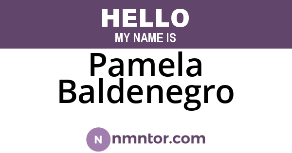 Pamela Baldenegro