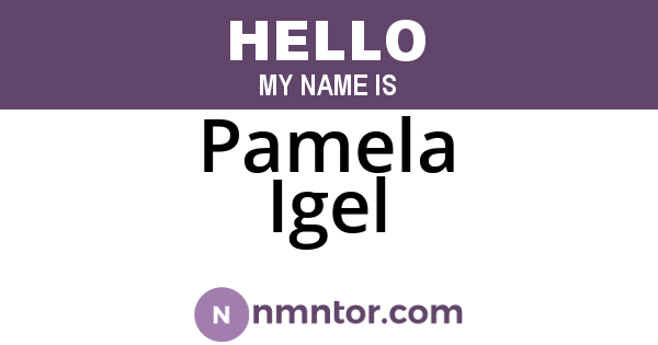 Pamela Igel