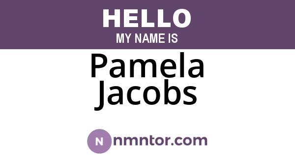 Pamela Jacobs
