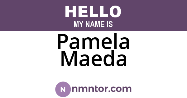 Pamela Maeda