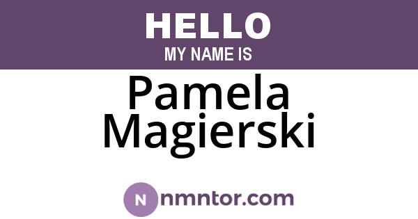 Pamela Magierski