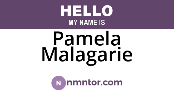 Pamela Malagarie
