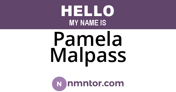 Pamela Malpass
