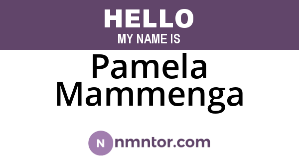 Pamela Mammenga