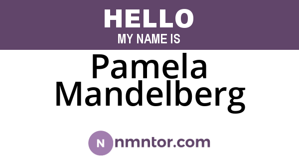 Pamela Mandelberg