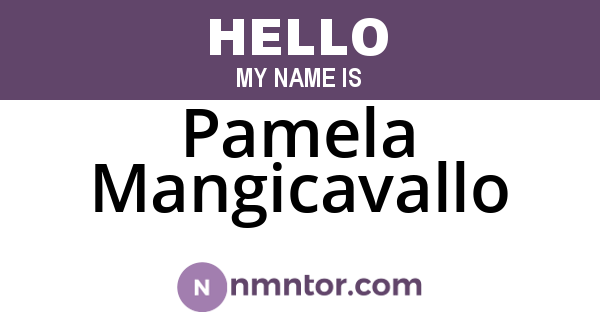 Pamela Mangicavallo