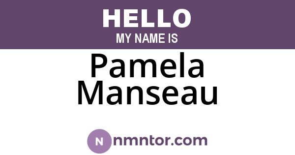 Pamela Manseau