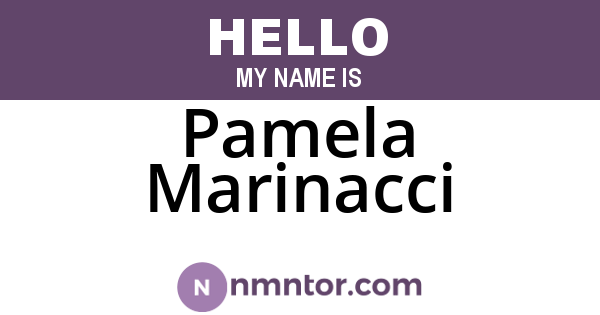Pamela Marinacci