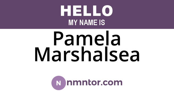Pamela Marshalsea