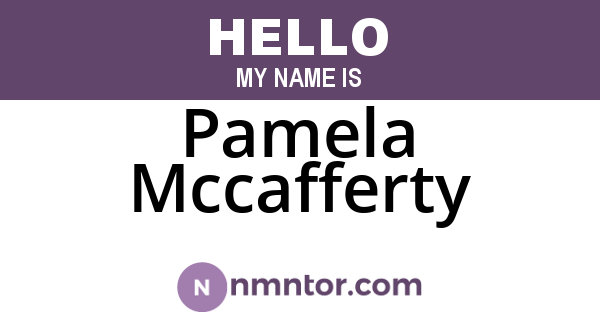 Pamela Mccafferty