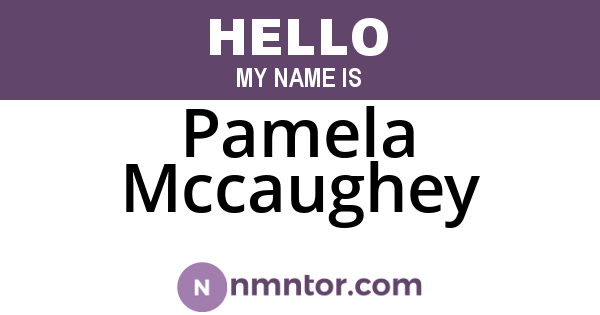 Pamela Mccaughey