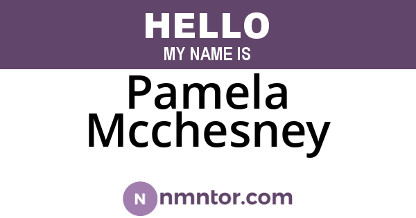 Pamela Mcchesney