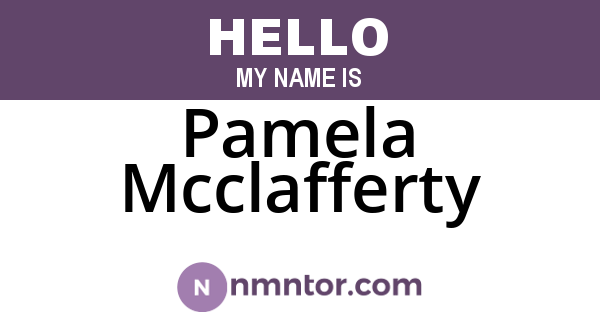 Pamela Mcclafferty