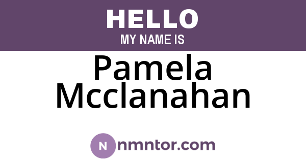 Pamela Mcclanahan
