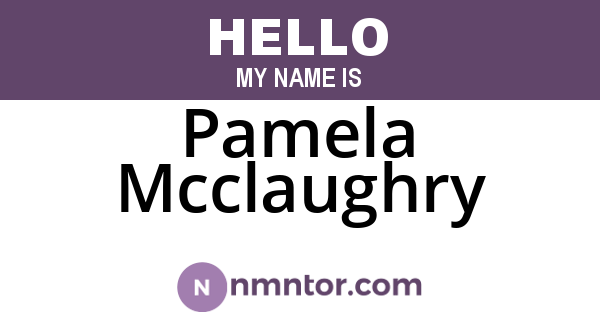 Pamela Mcclaughry
