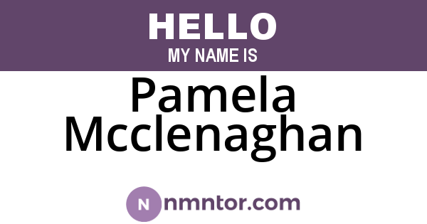 Pamela Mcclenaghan