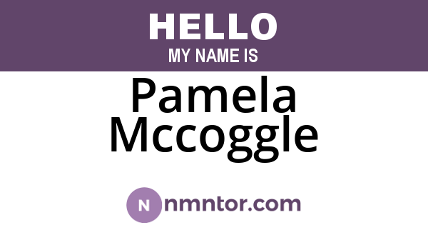 Pamela Mccoggle