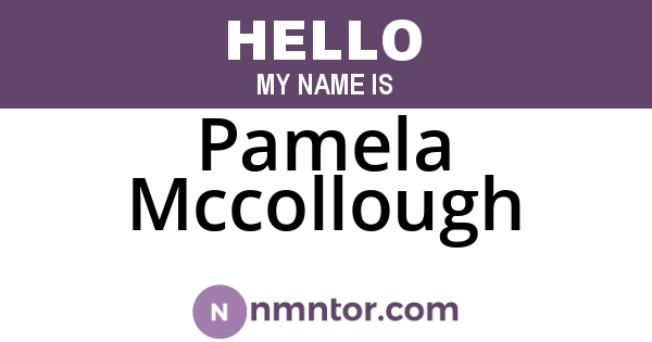 Pamela Mccollough
