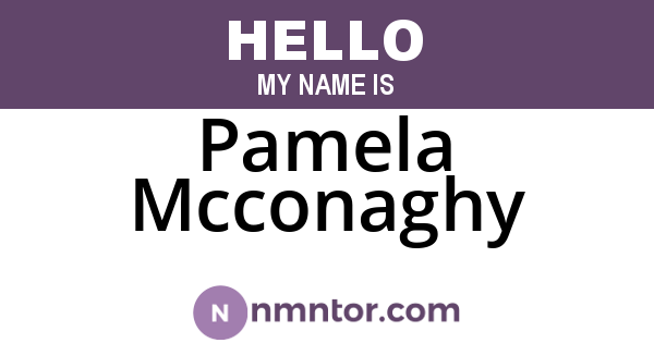 Pamela Mcconaghy