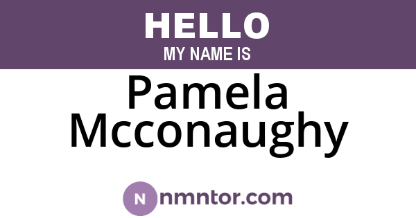 Pamela Mcconaughy
