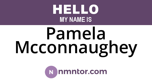 Pamela Mcconnaughey