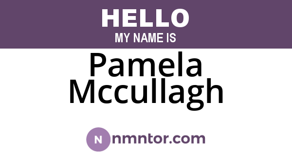 Pamela Mccullagh