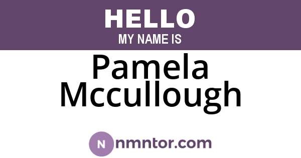 Pamela Mccullough