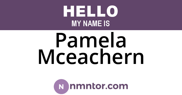 Pamela Mceachern