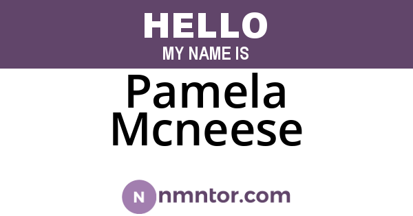 Pamela Mcneese