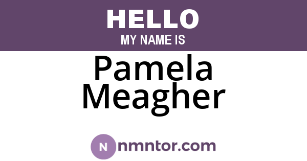Pamela Meagher