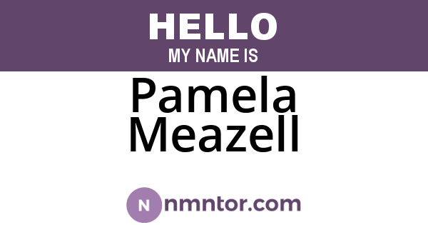Pamela Meazell