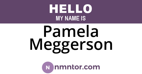 Pamela Meggerson