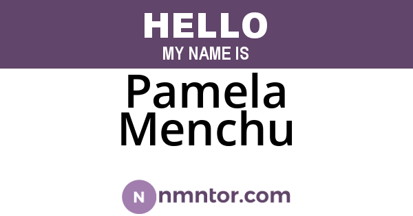Pamela Menchu